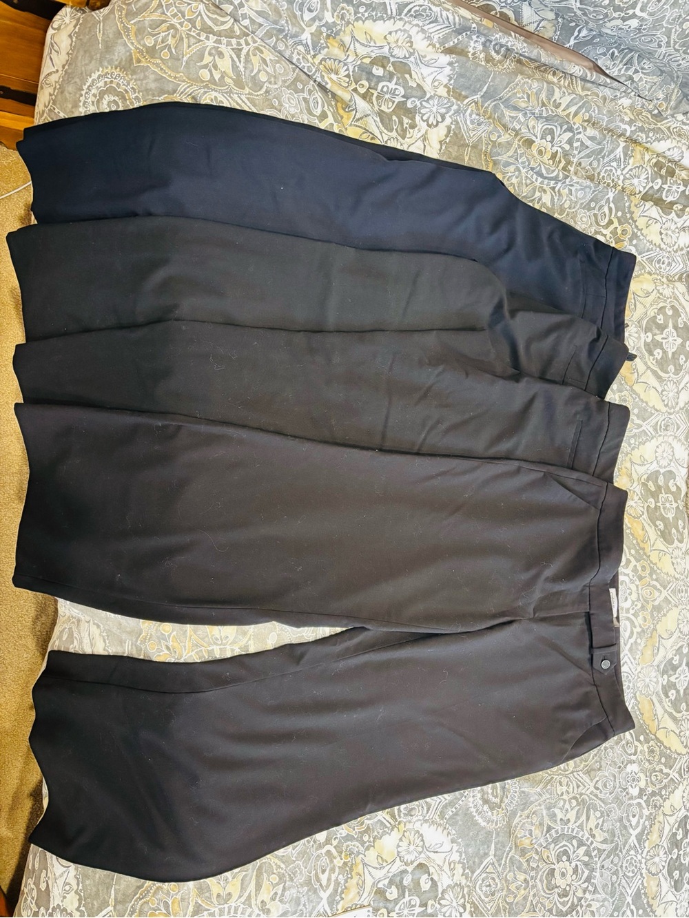 Calvin Klein Black Straight-Leg Women's Pants